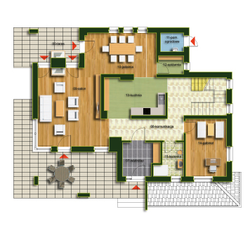 Kalabria 1 rzut parteru